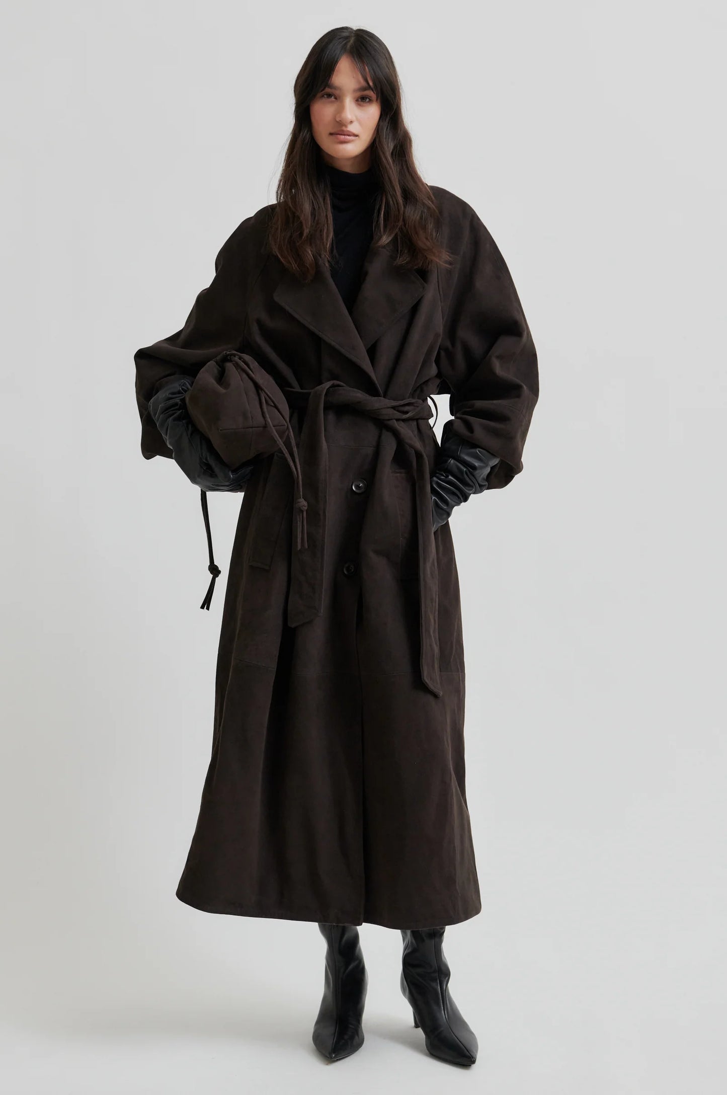 Suede Trenchcoat