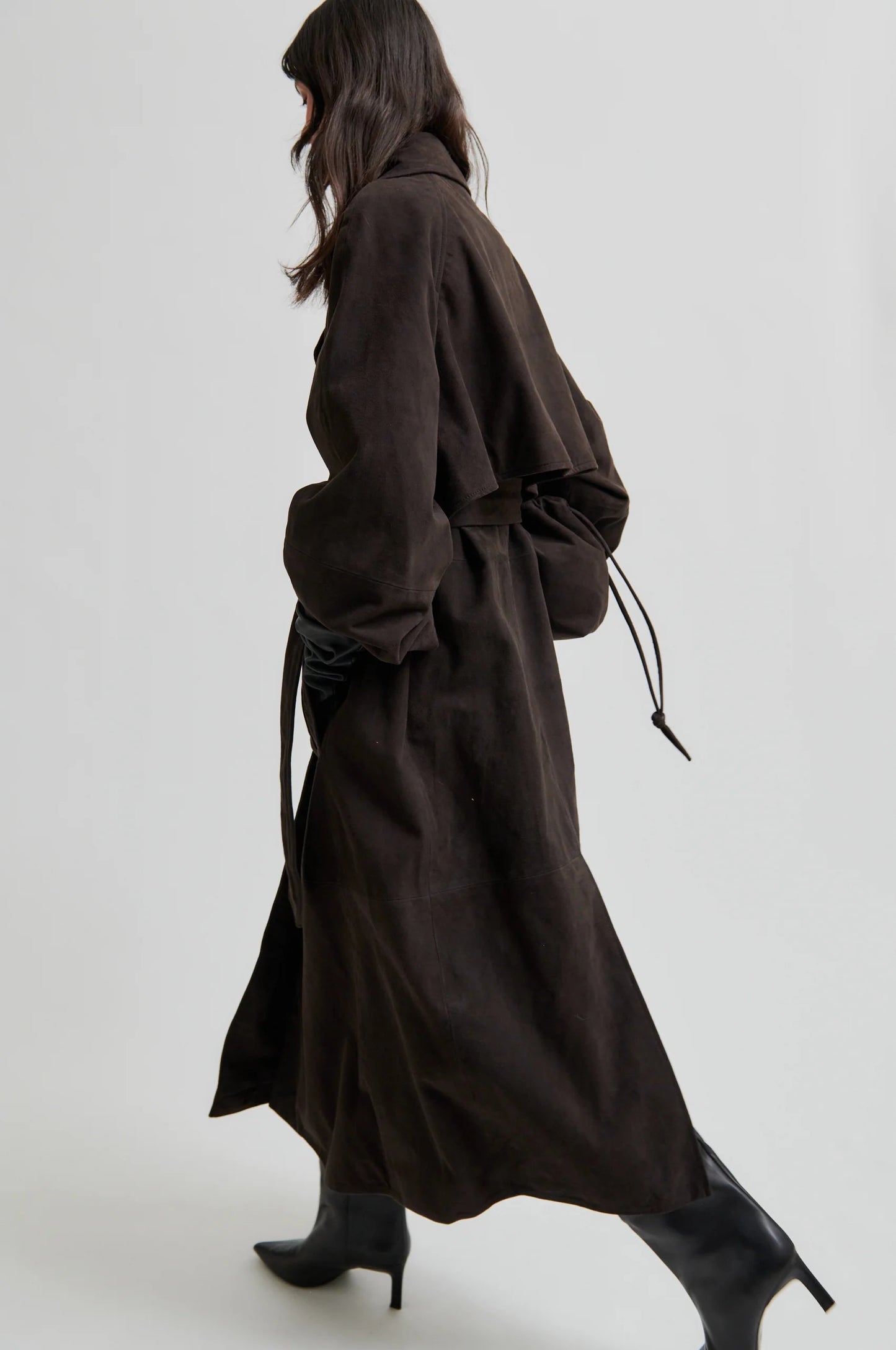 Suede Trenchcoat
