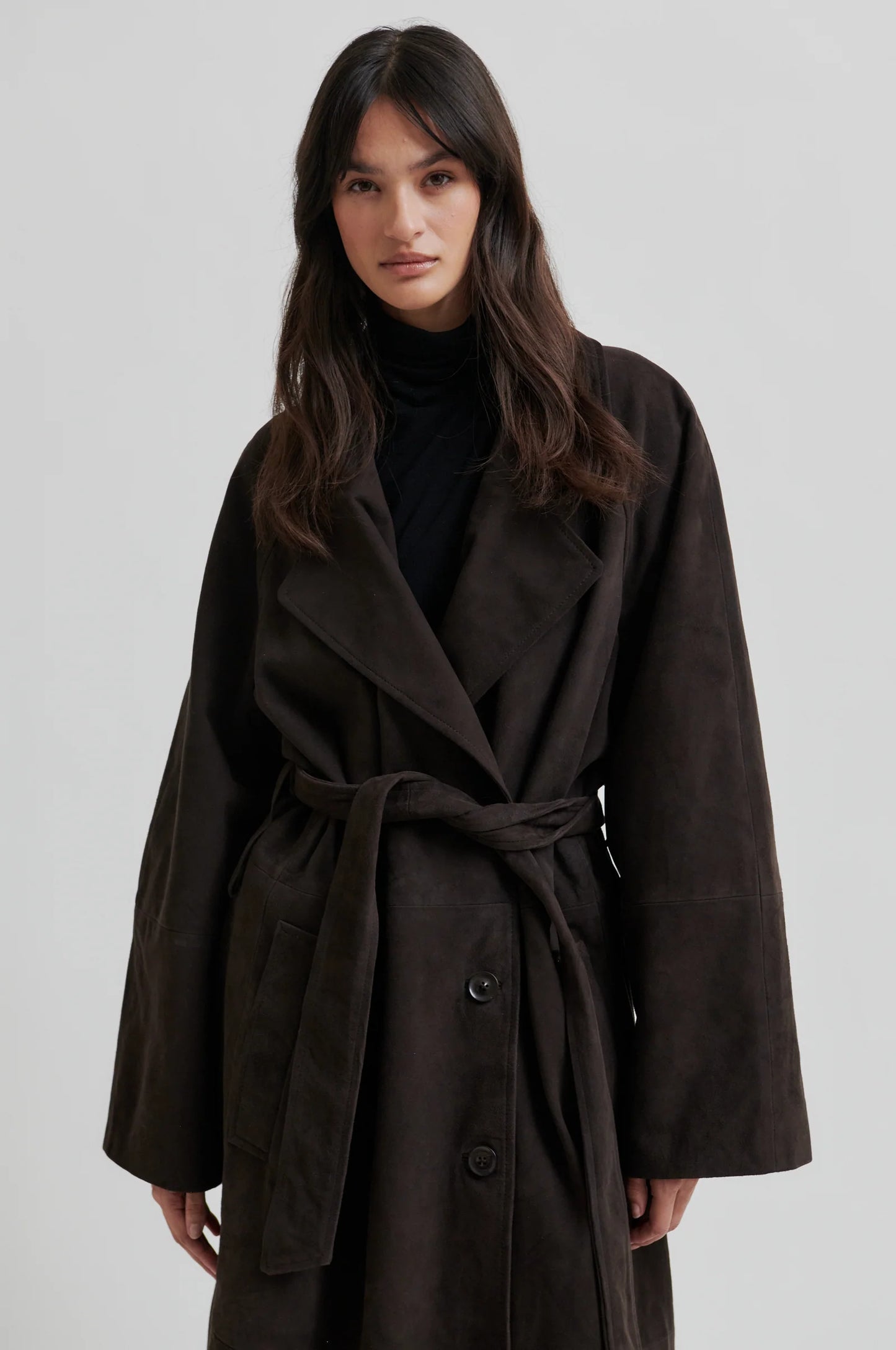 Suede Trenchcoat