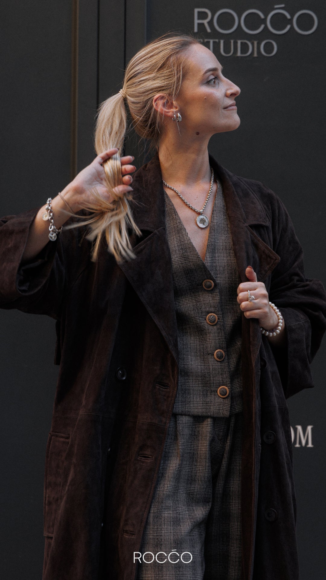 Suede Trenchcoat