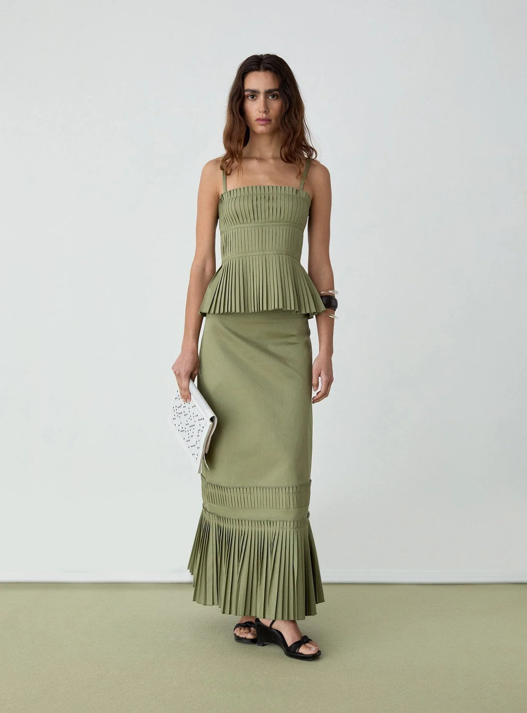 ALMA KHAKI TOP