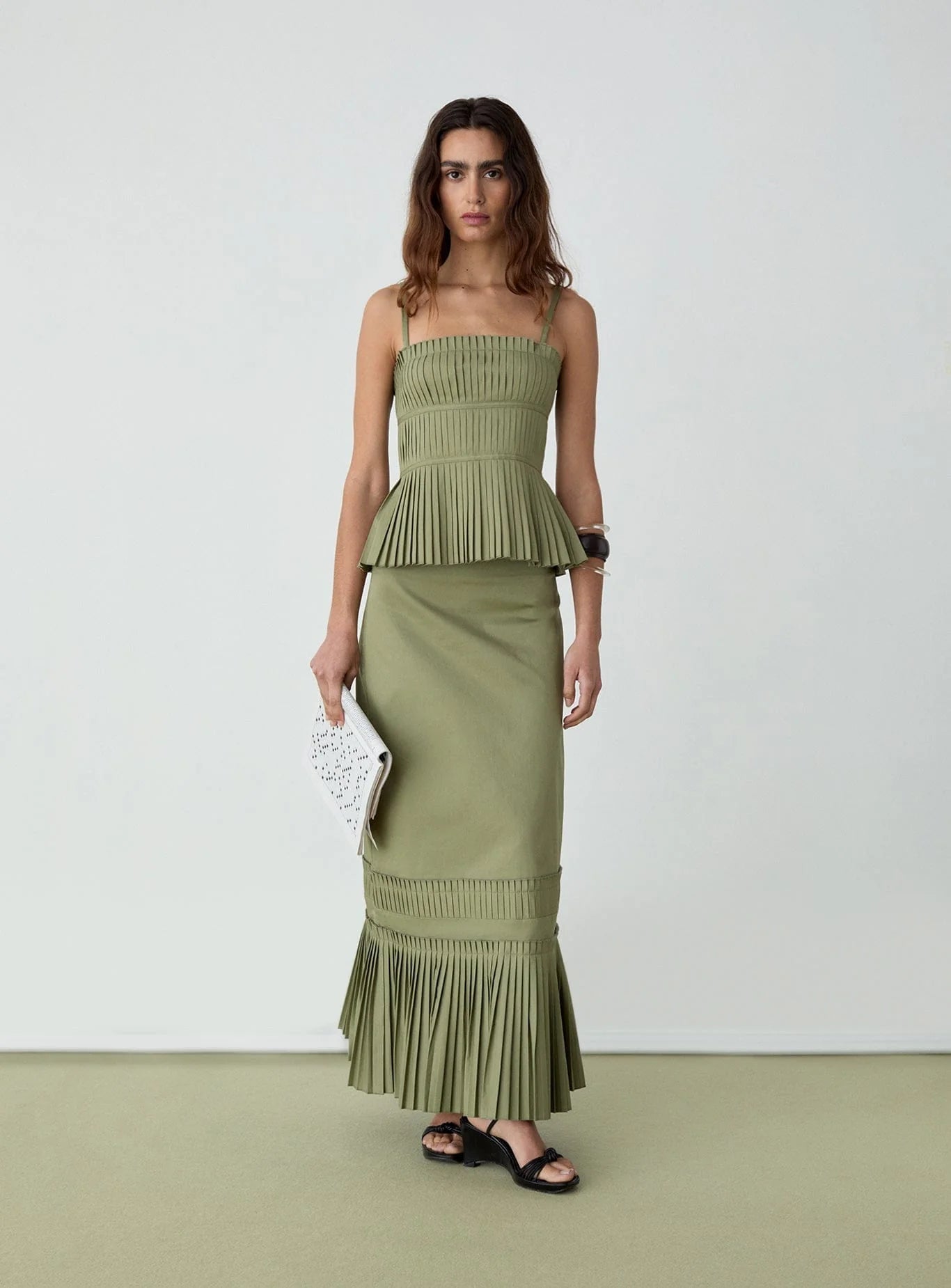 ALMA KHAKI TOP
