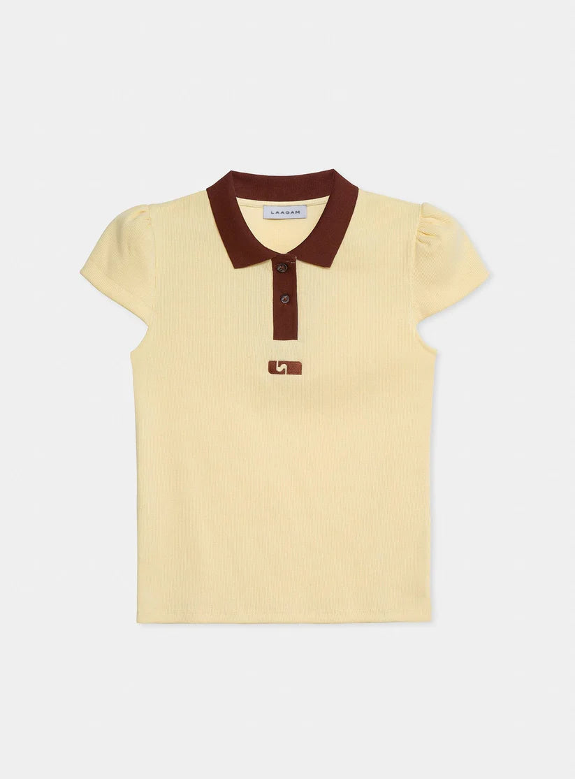 ERYA BUTTER POLO T-SHIRT