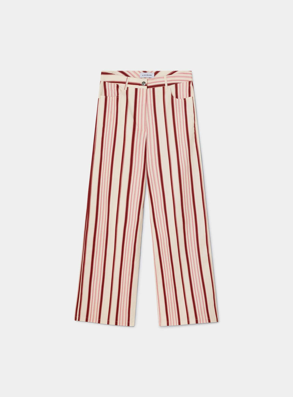 LEROY PINK STRIPED TWILL  PANTS