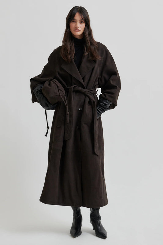 Suede Trenchcoat