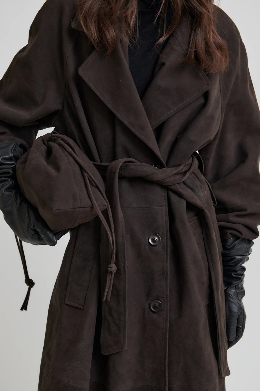 Suede Trenchcoat