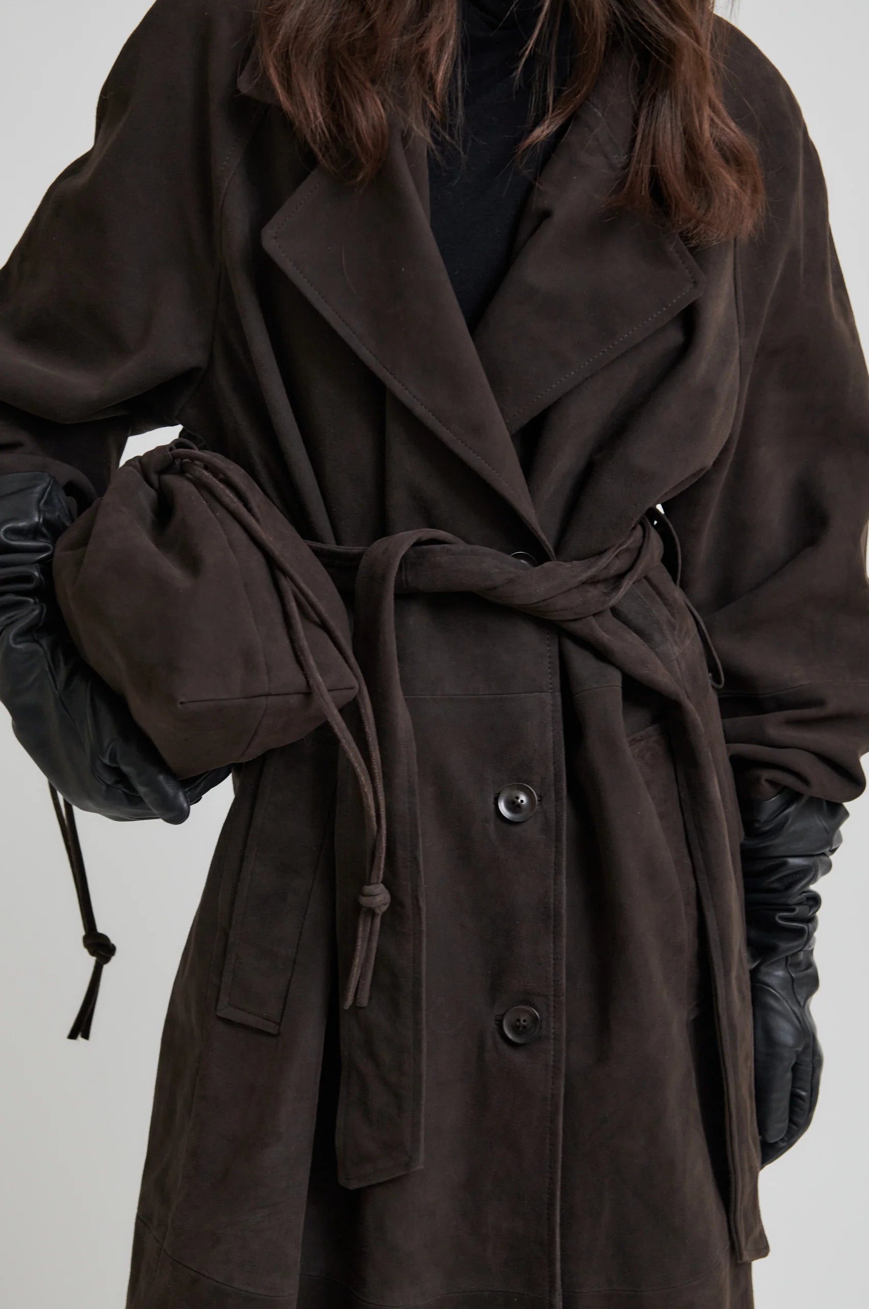 Suede Trenchcoat