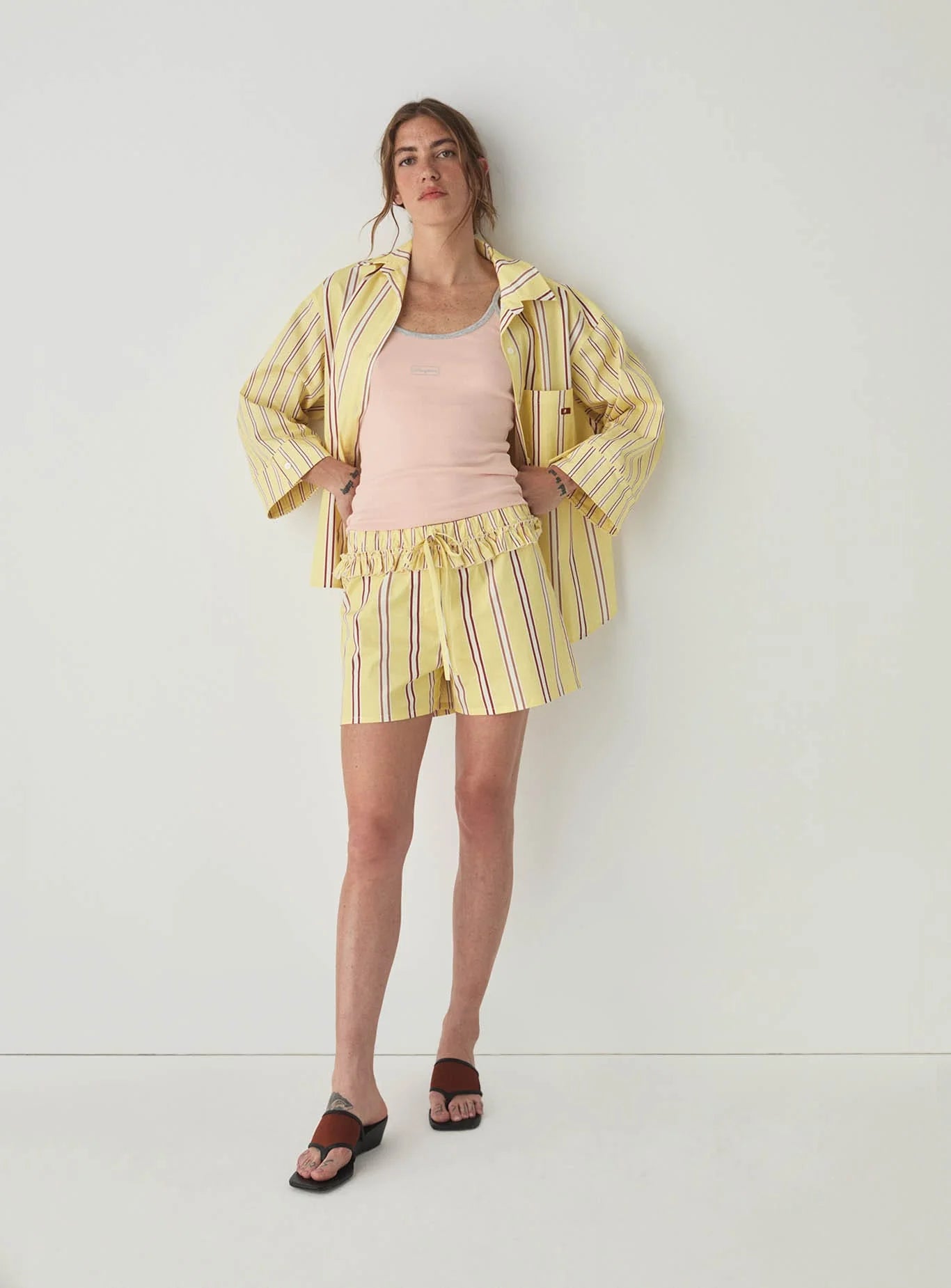CAOS BUTTER STRIPED SHIRT