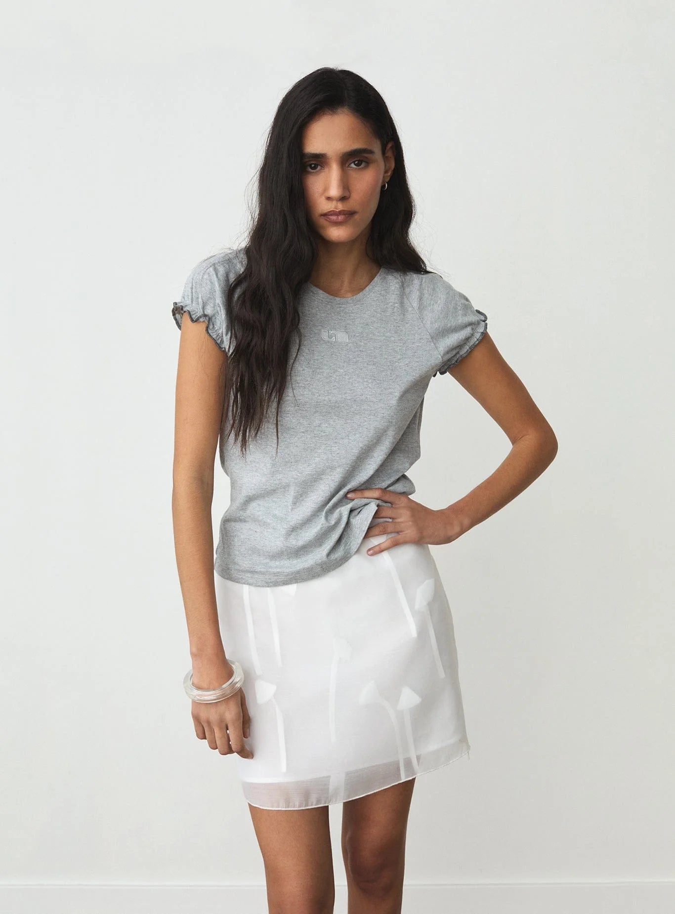 ISABELLA WHITE SHORT SKIRT
