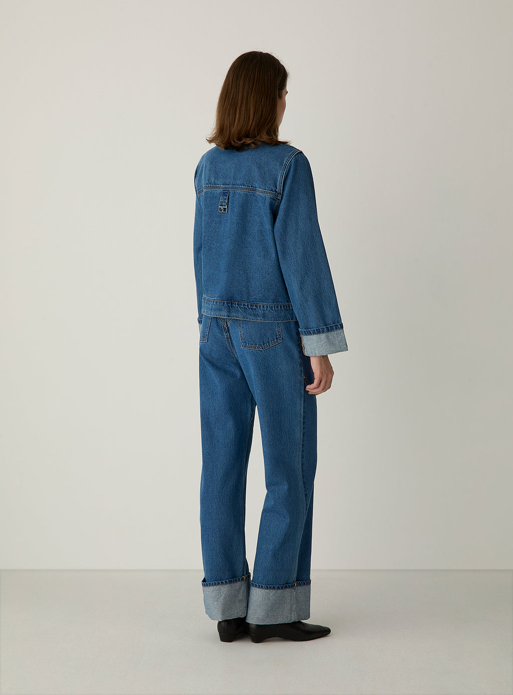 Dalston Indigo Denim Jacket by LAAGAM at ROCĆO Studio
