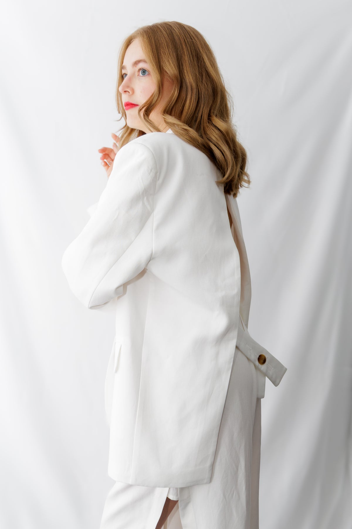 Lumina Blazer with Back Cutout — women's outerwear (view 2)