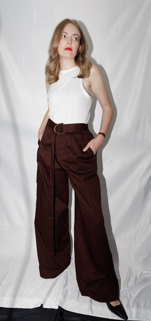 Lumina Wide Leg Cargo Pants