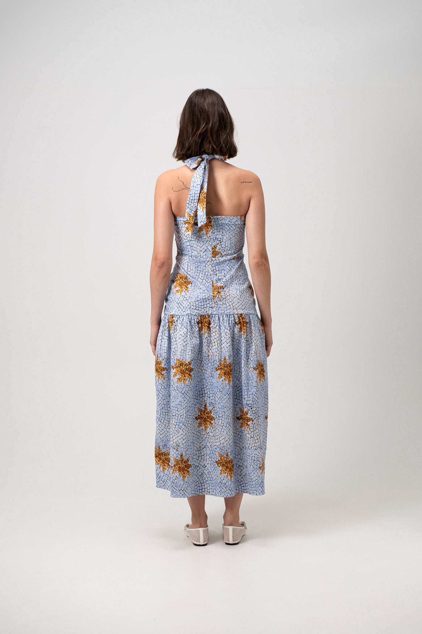 CAELI BLUE MIDI DRESS