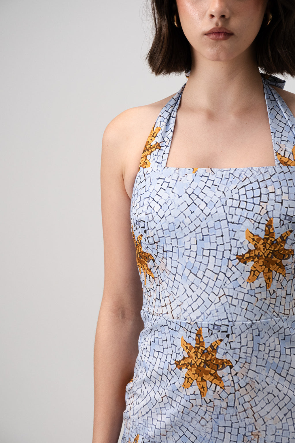CAELI BLUE MIDI DRESS