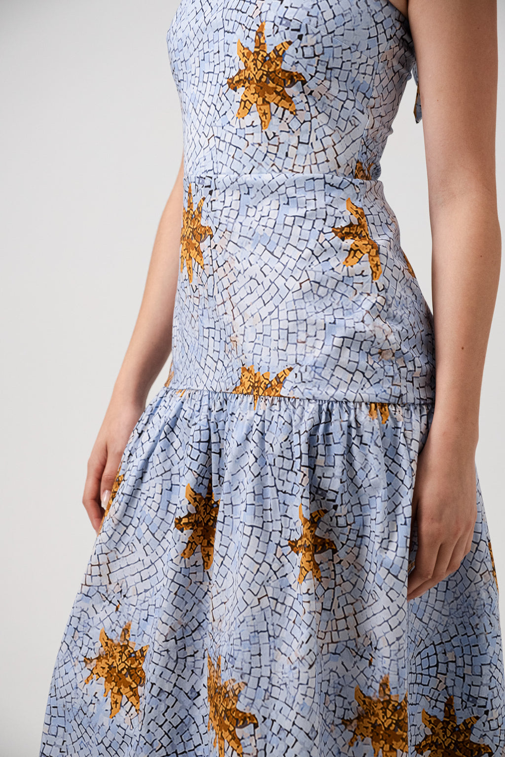 CAELI BLUE MIDI DRESS
