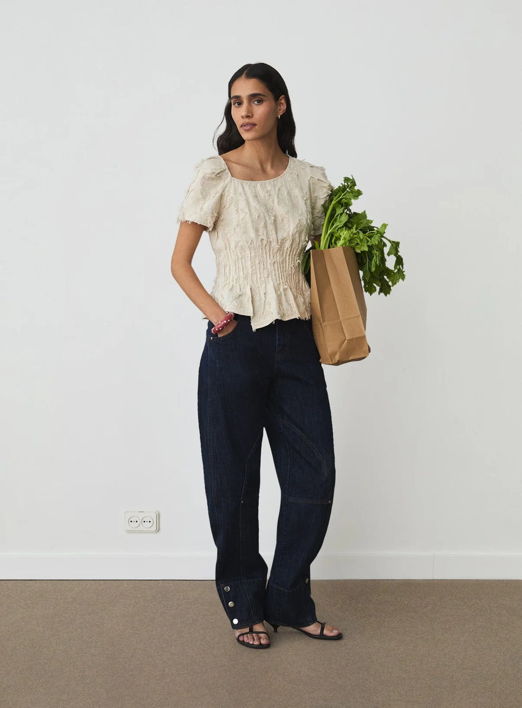 VAIANA ECRU BLOUSE