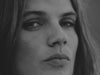 ROCĆO Studio New Arrivals teaser — black and white close-up of a model