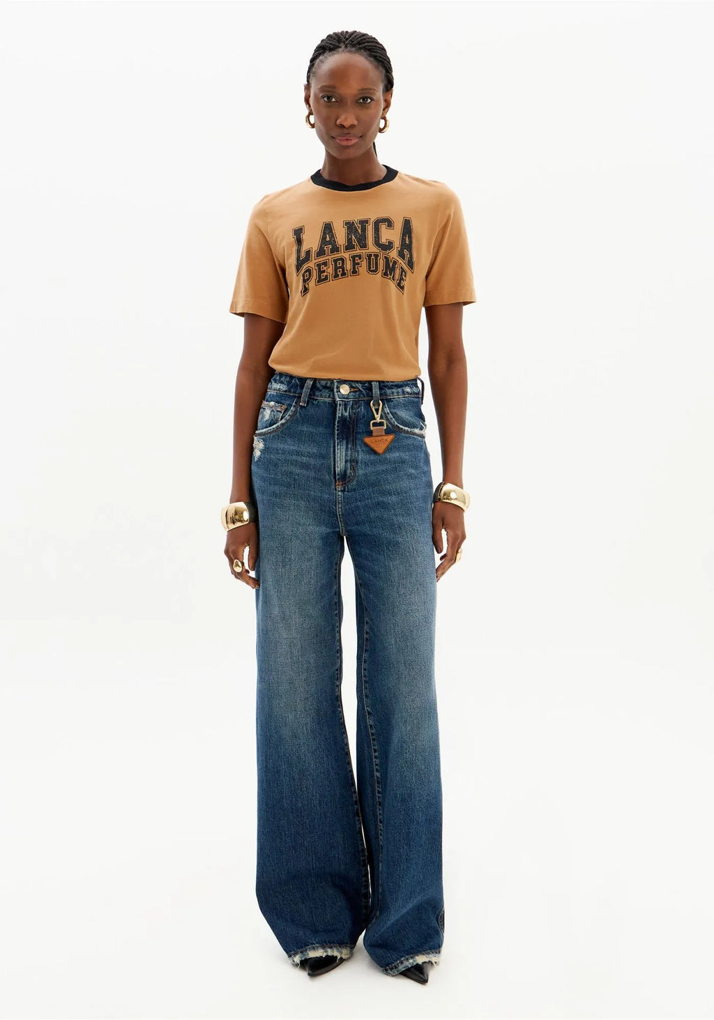 Super High-Waisted Wide Leg Jeans