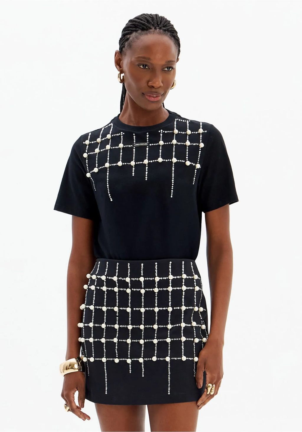 Short-Sleeve T-Shirt with Embellishments