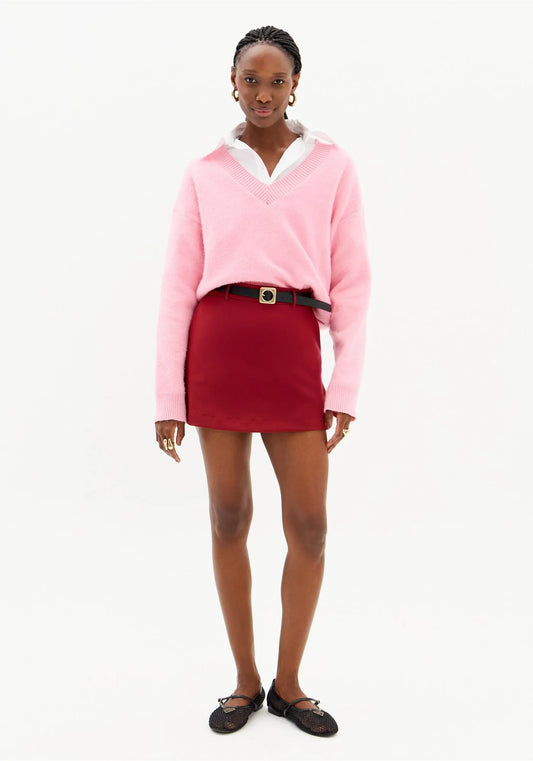 High-Waisted Shorts with Belt